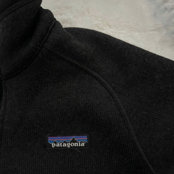 Patagonia Women’s Better Sweater Quarter Zip Fleece in Black Size Small Outdoor - Picture 5 of 14
